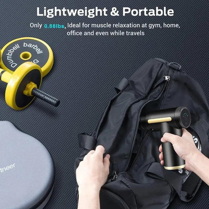 Portable Mini Massage Gun for Immediate Muscle Relief - Perfect for Fitness and Workouts, USB Rechargeable with Lithium Battery, Handheld Electric Fascia Massager for Full Body Use
