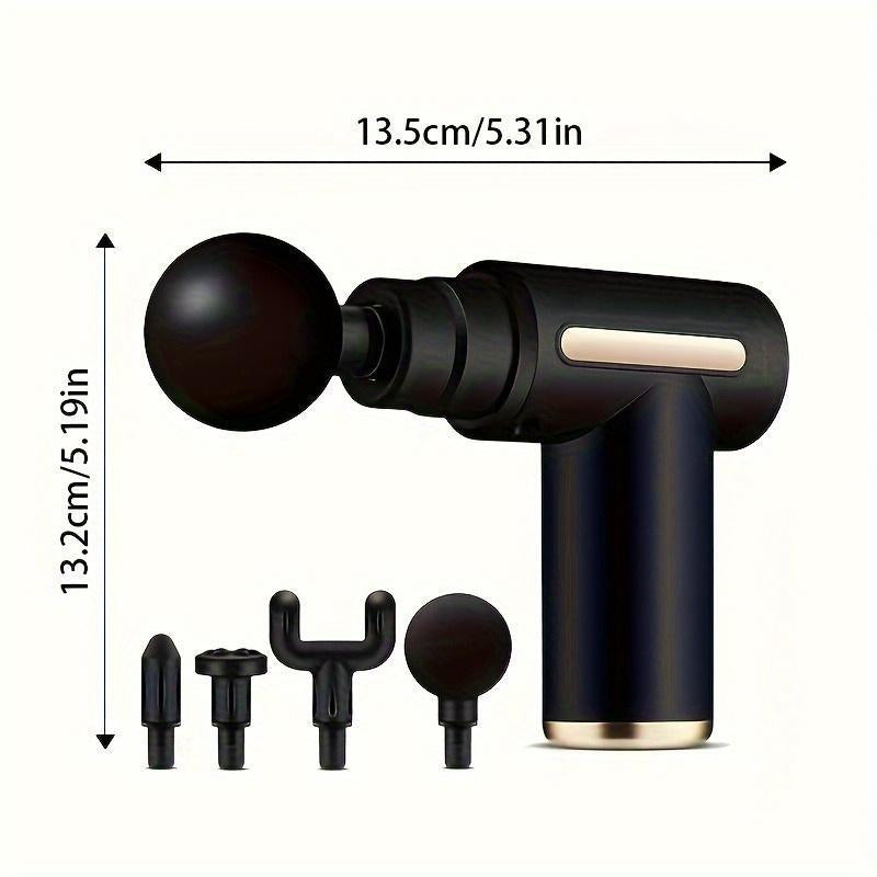 Portable Mini Massage Gun for Immediate Muscle Relief - Perfect for Fitness and Workouts, USB Rechargeable with Lithium Battery, Handheld Electric Fascia Massager for Full Body Use